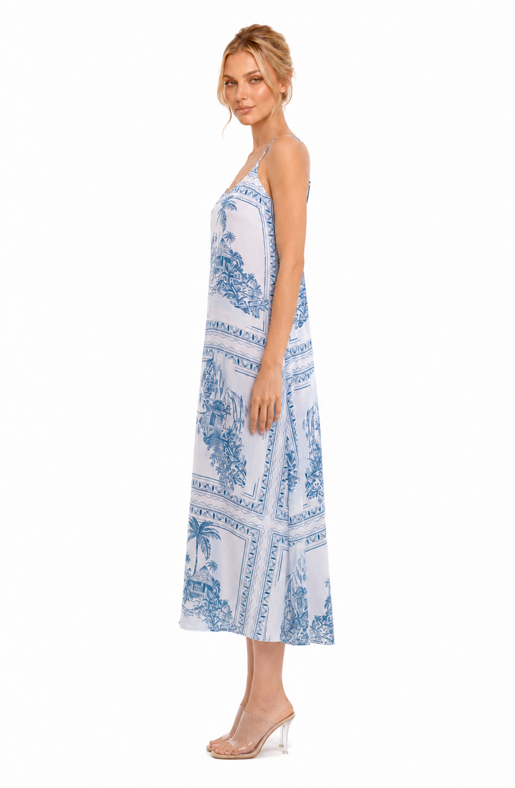 Bungalow Blue Long Chemise