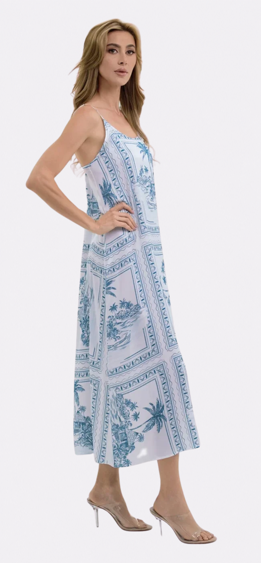 Bungalow Blue Long Chemise