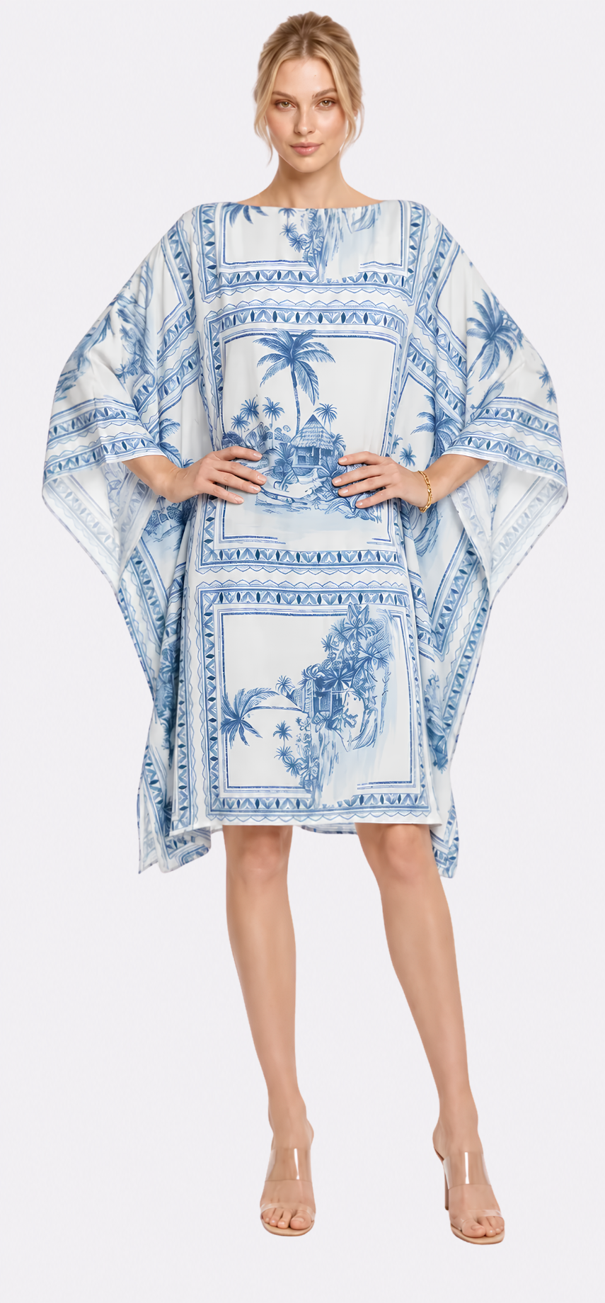 Bungalow Blue Three-in-One Short Dress