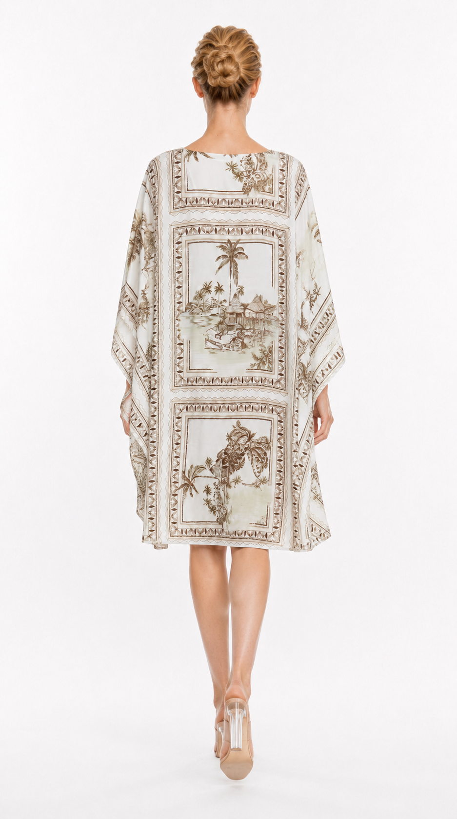 Bungalow Golden 3-Way Convertible Short Caftan