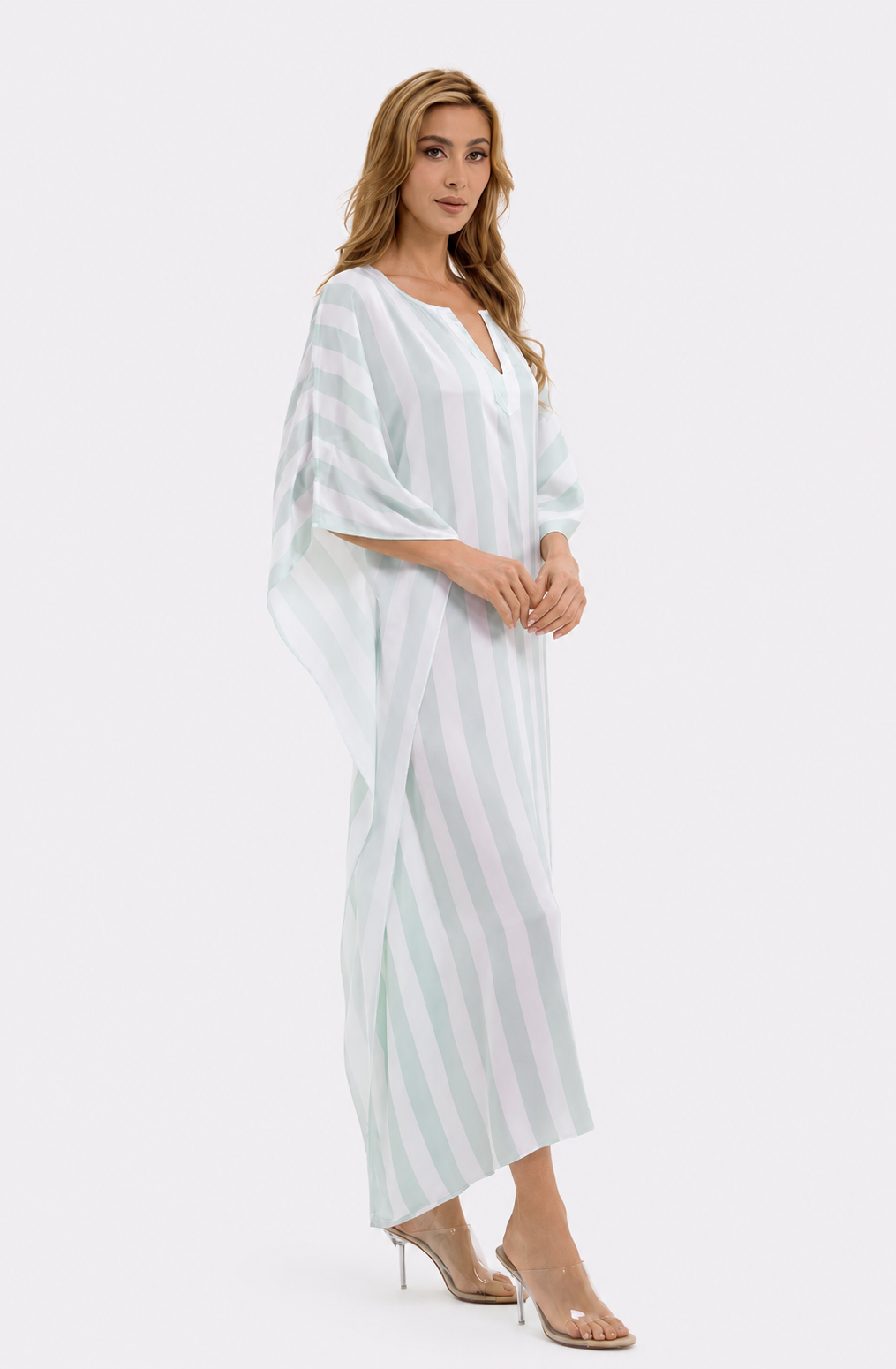 Cabana Mint Long Caftan