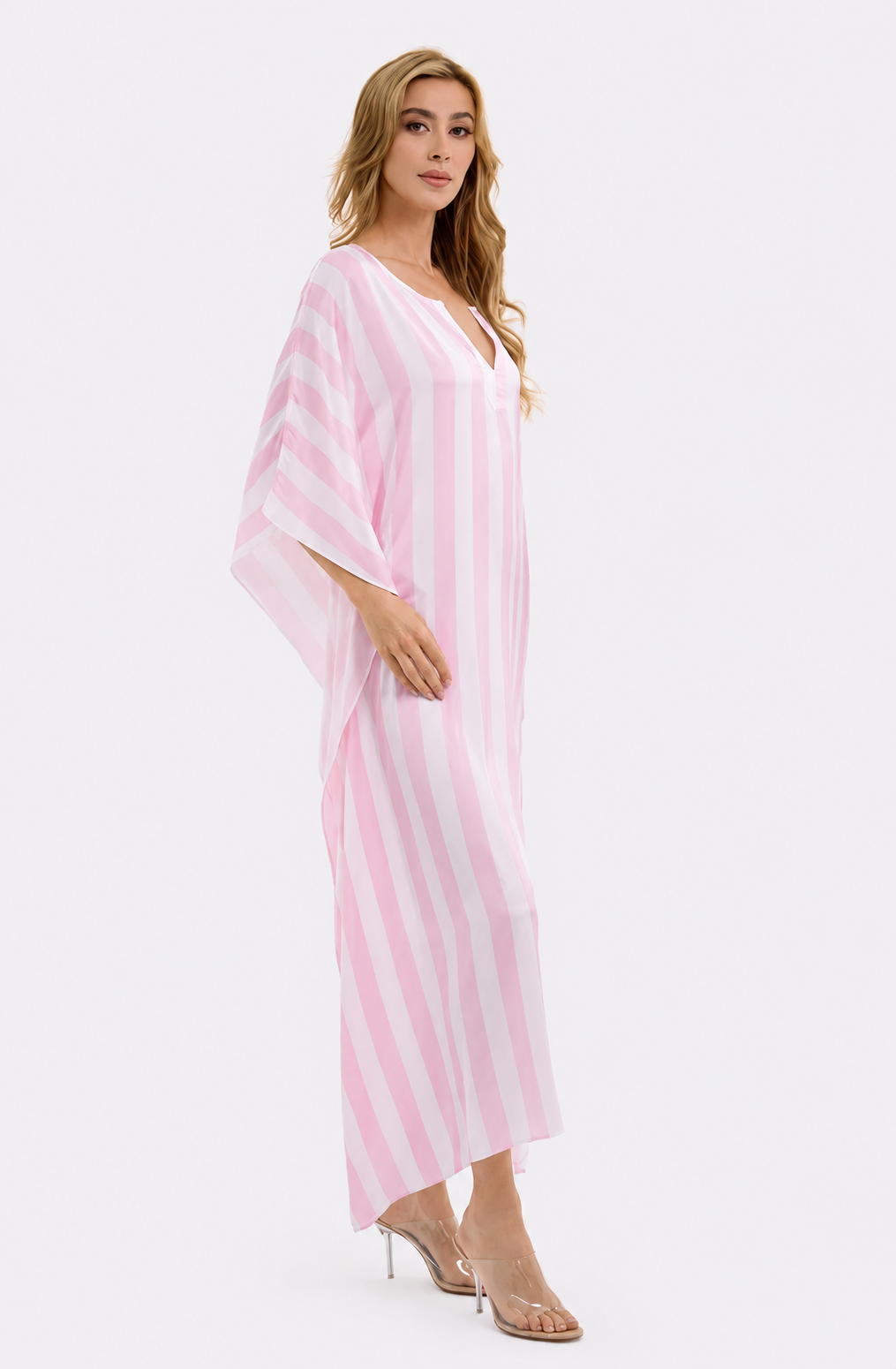 Cabana Pink Long Caftan
