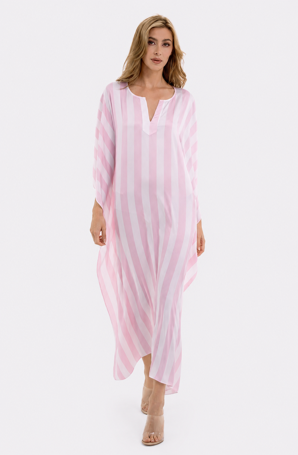 Cabana Pink Long Caftan