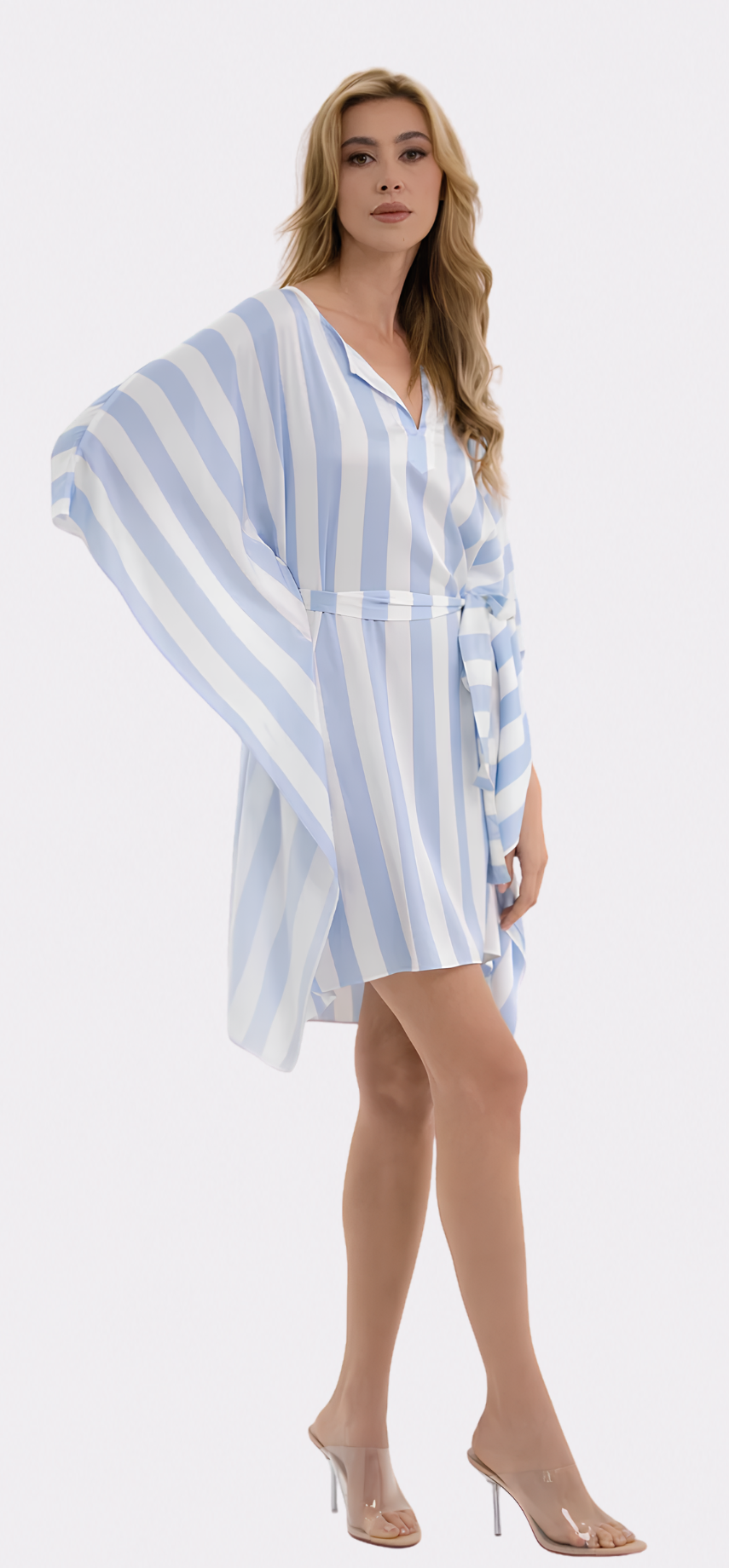 Cabana Blue Short Caftan