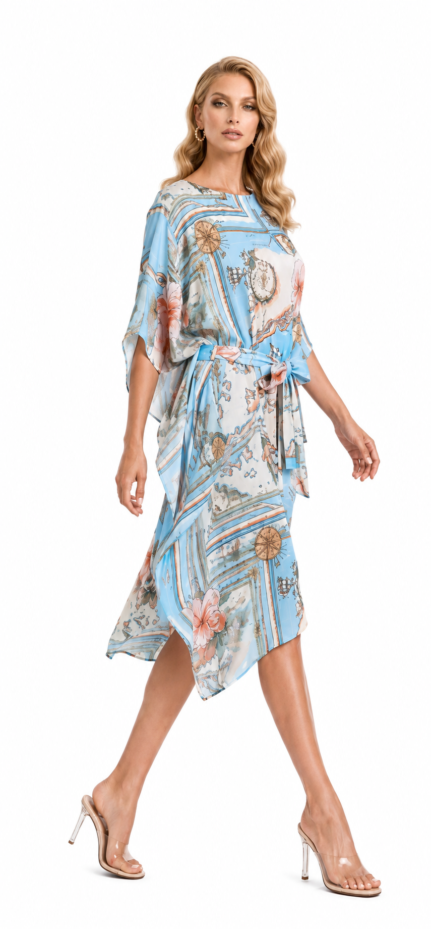 Les Îles Caraïbes 3-Way Convertible Short Caftan