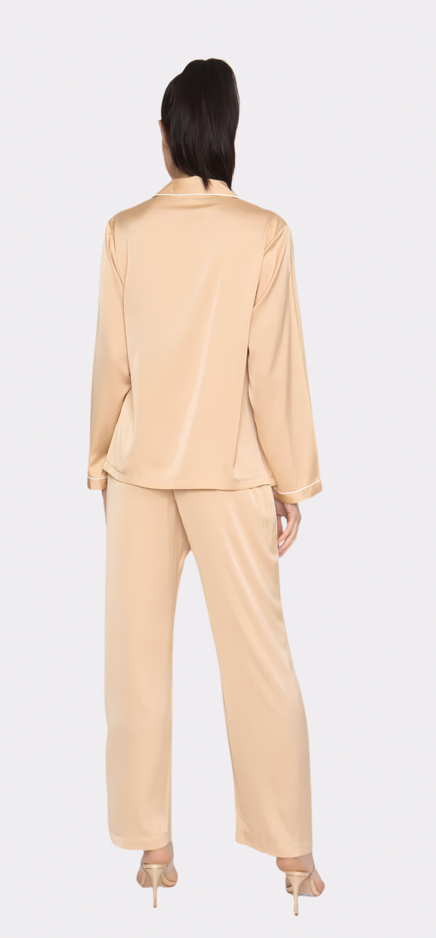 Champagne Long PJ Set