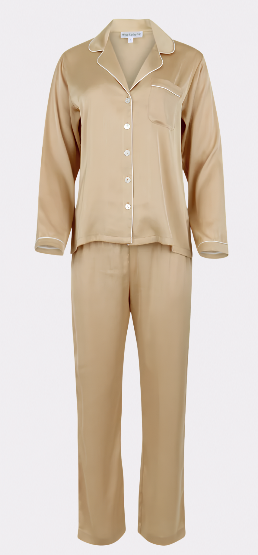 Champagne Long PJ Set