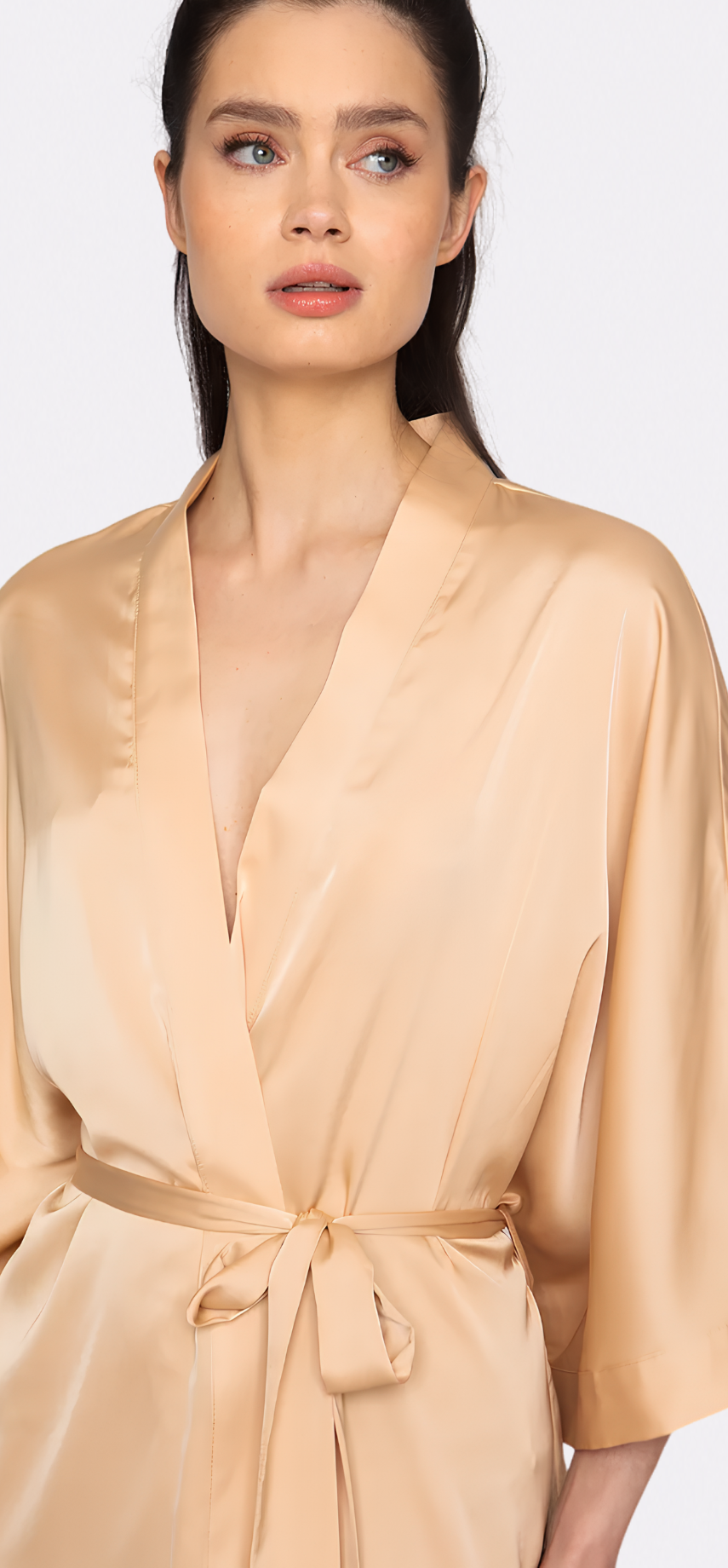 Champagne Silky Kimono