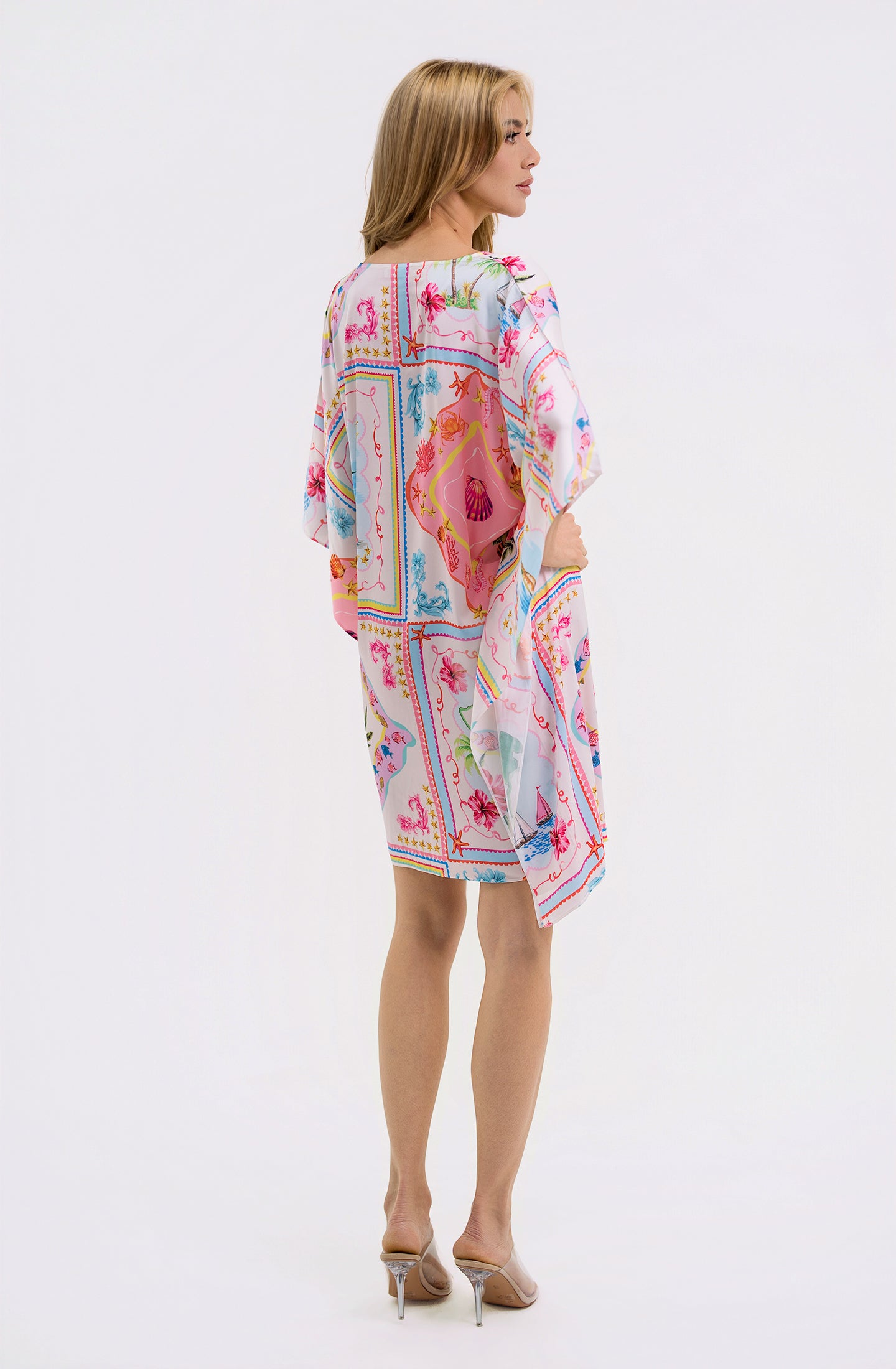 Portofino Short Caftan | Luxury Resort Wear