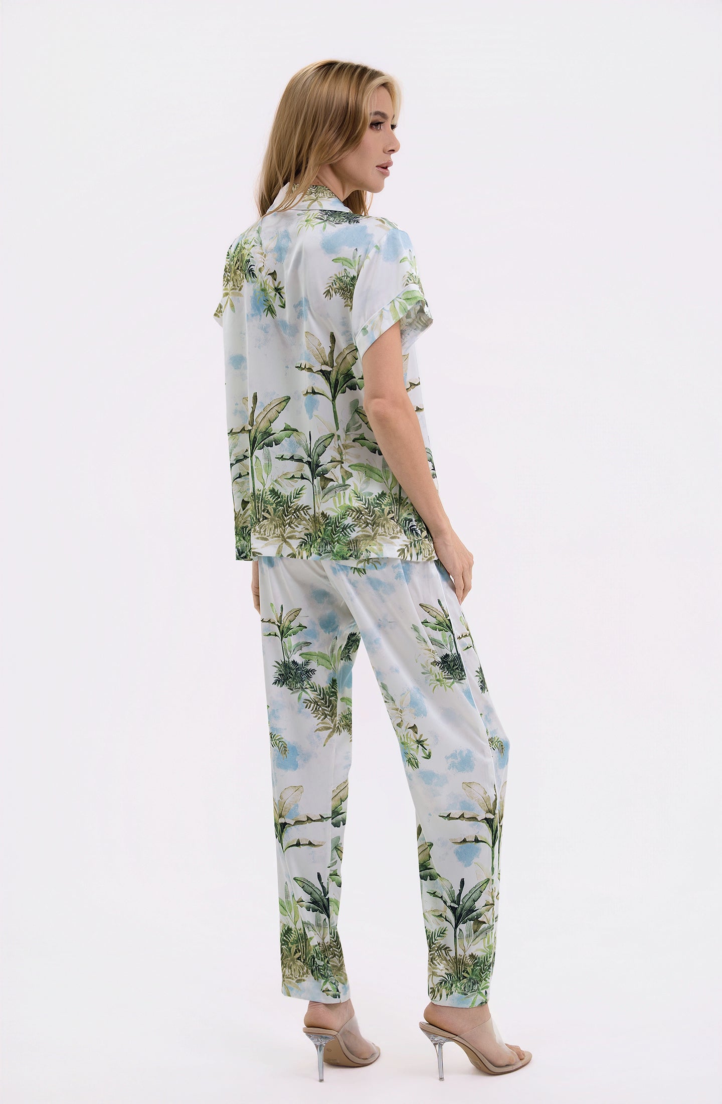 Palermo Short Set PJ with Long Pant Set