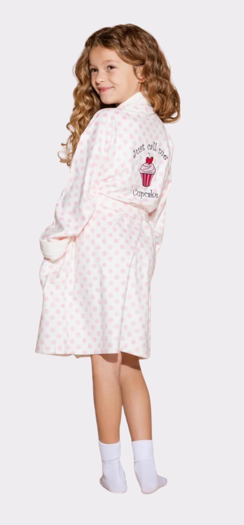 Daisy w/ Cupcake Kids Robe (Embroidery)