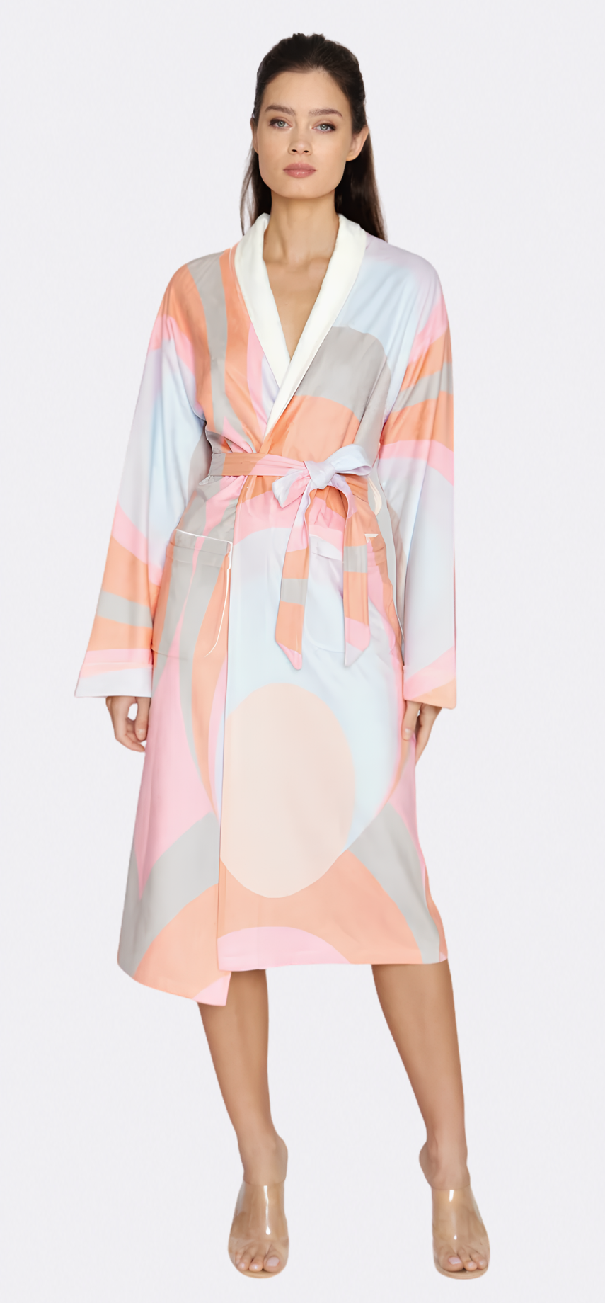 Diva Scoop Mango Long Robe