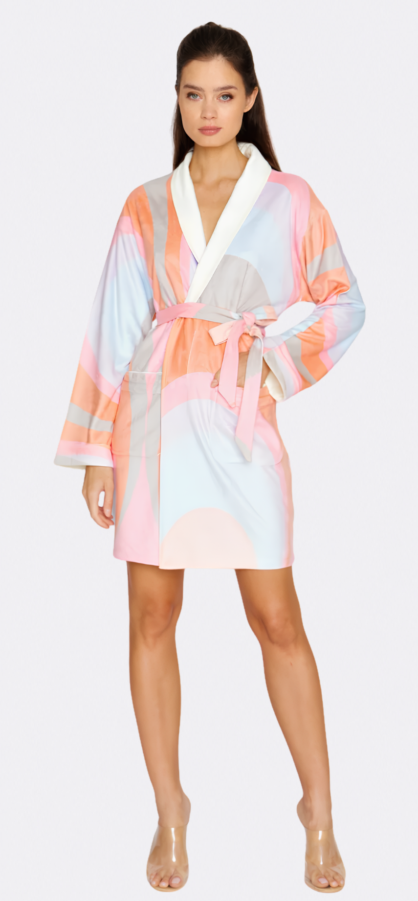 Diva Scoop Mango Short Robe