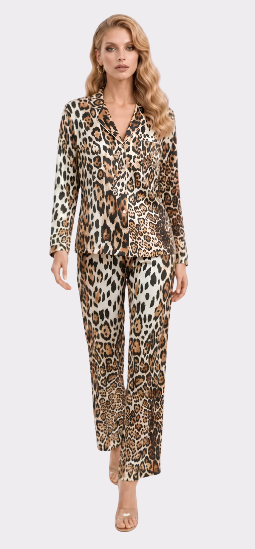Donatella Long PJ Set