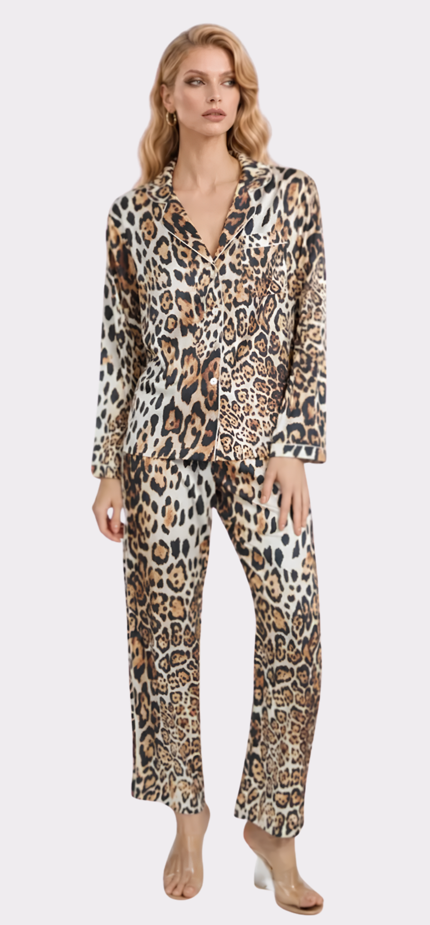 Donatella Long PJ Set