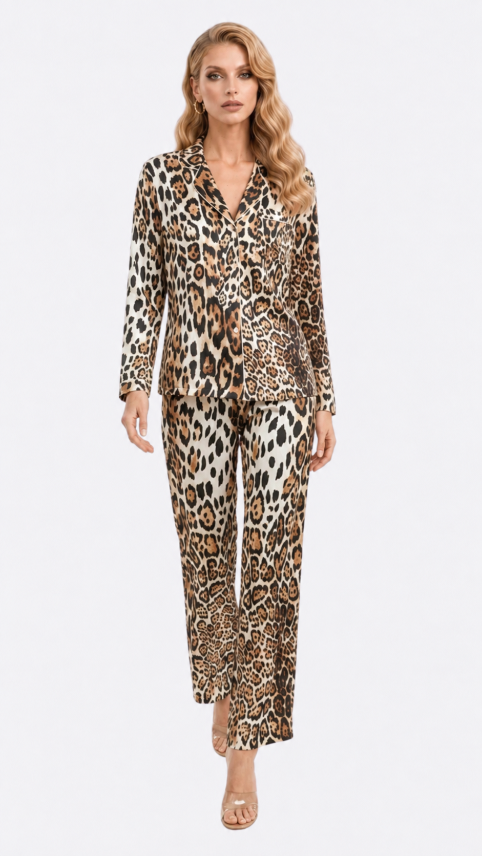 Donatella Long PJ Set