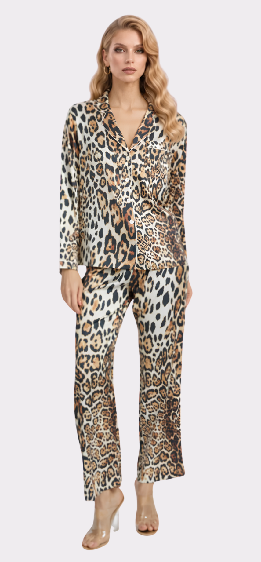 Donatella Long PJ Set