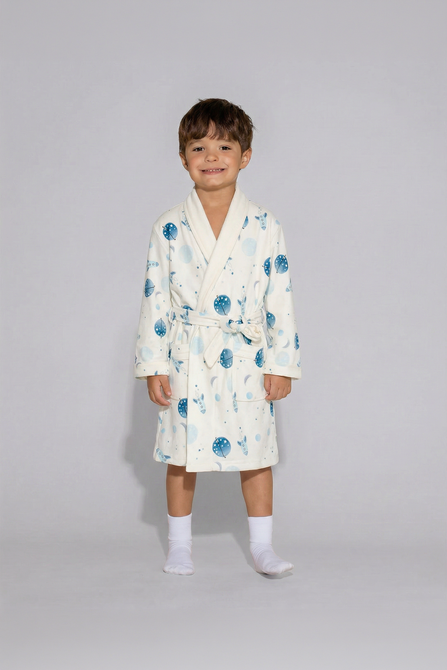 To The Moon & Back Kids Robe