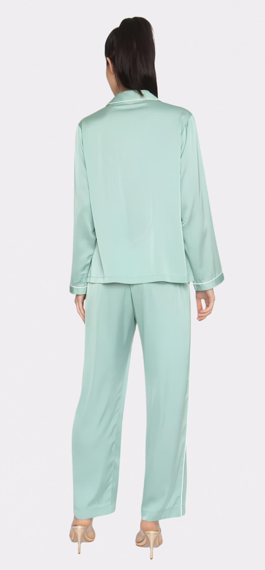 Green Tea Long PJ Set