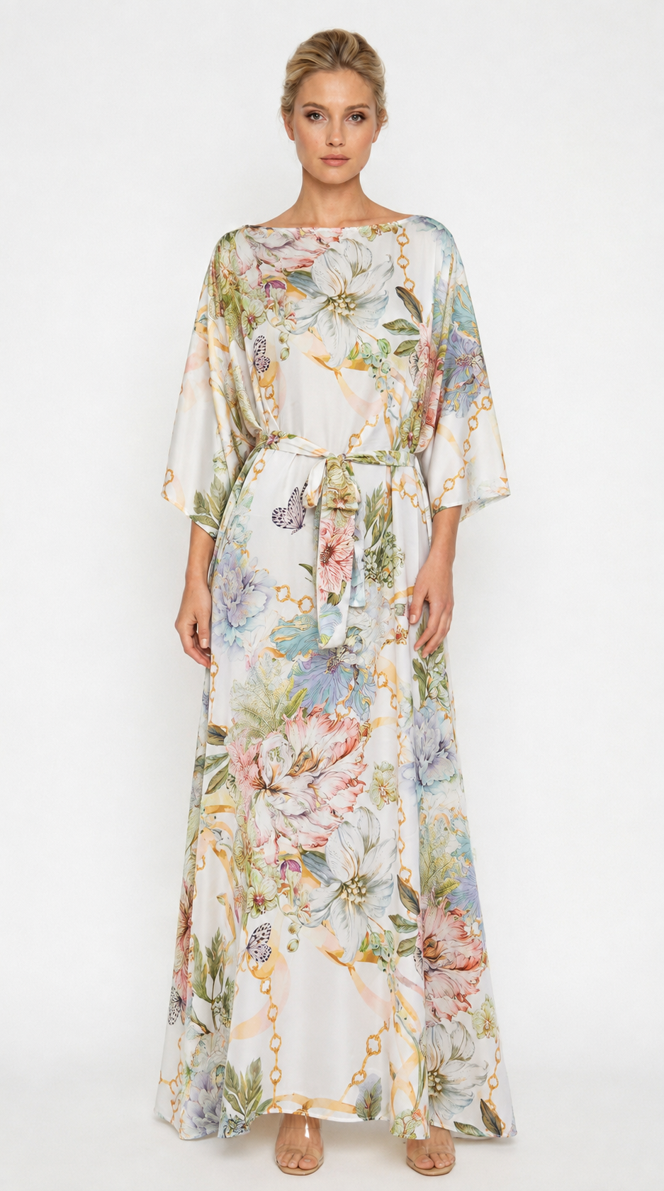 La Bohème 3-Way Convertible Caftan with belt