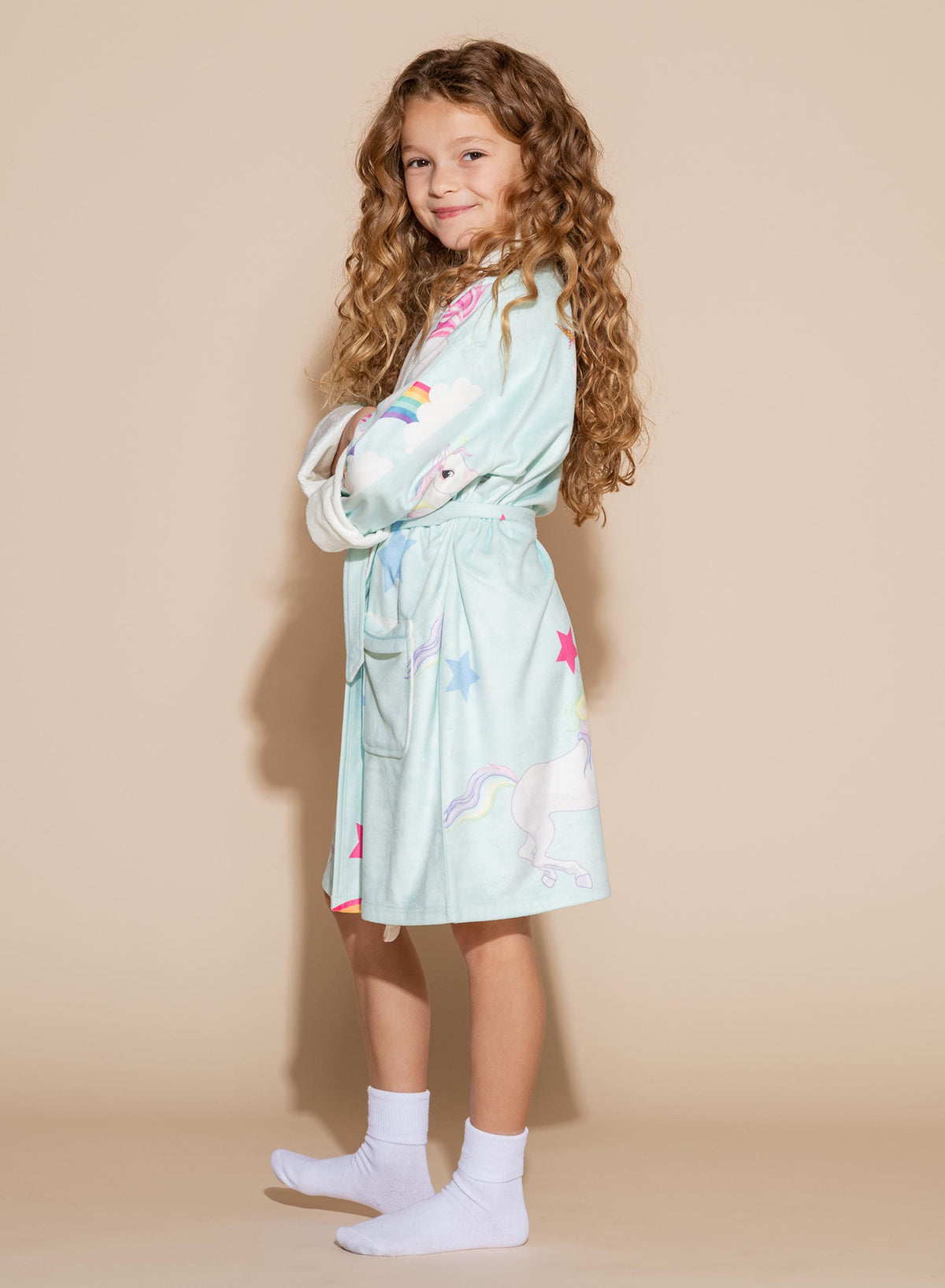 Unicorn Dreams Kids Robe | Luxury Kids Bathrobe | Wrap-Up by VP
