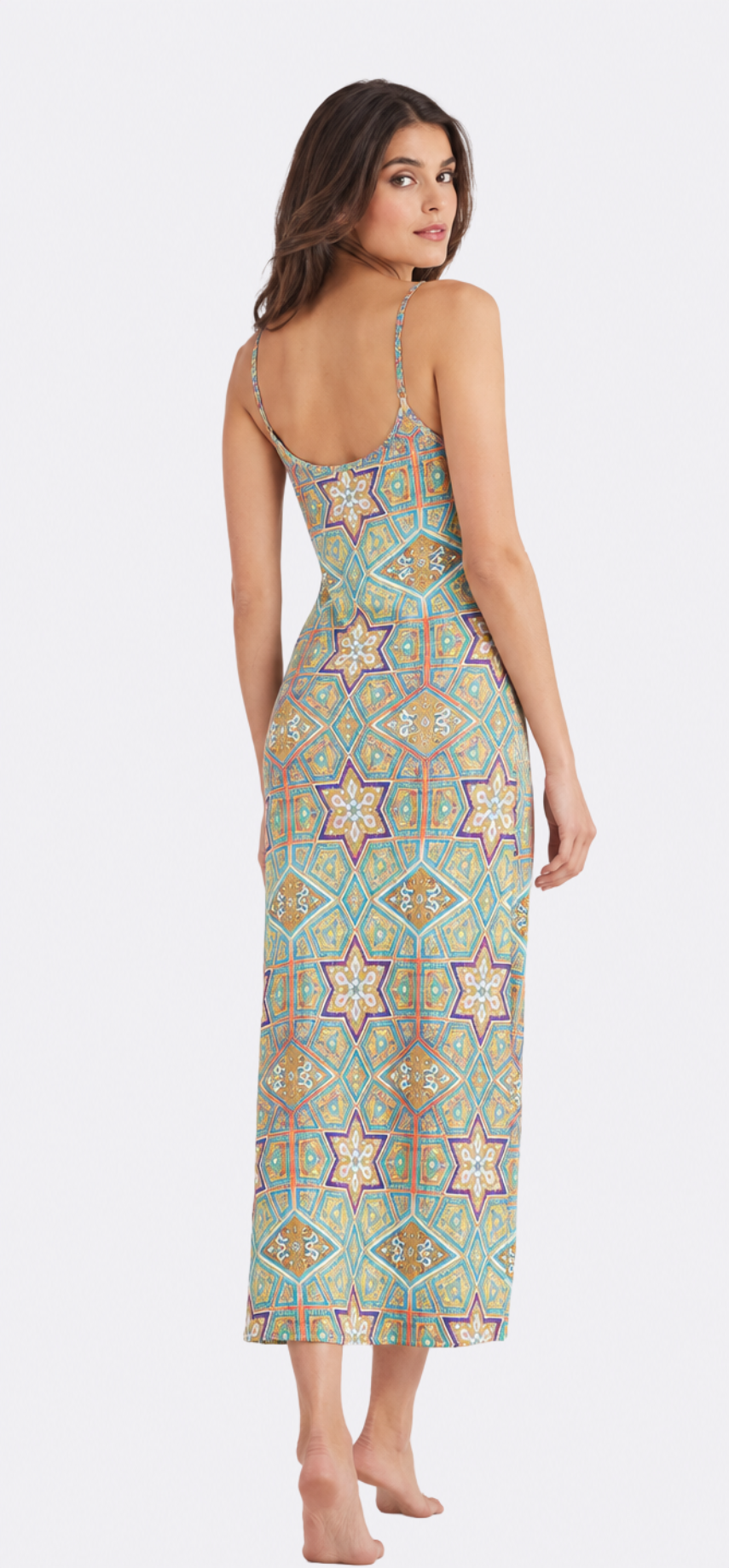 La Mamounia Coral Long Chemise