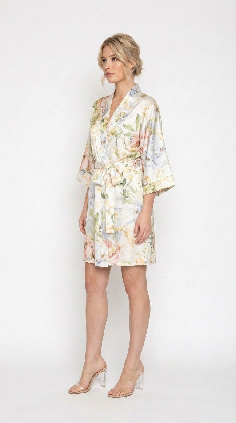 La Boheme Poly-Silk Kimono Robe | Wrap Up by VP