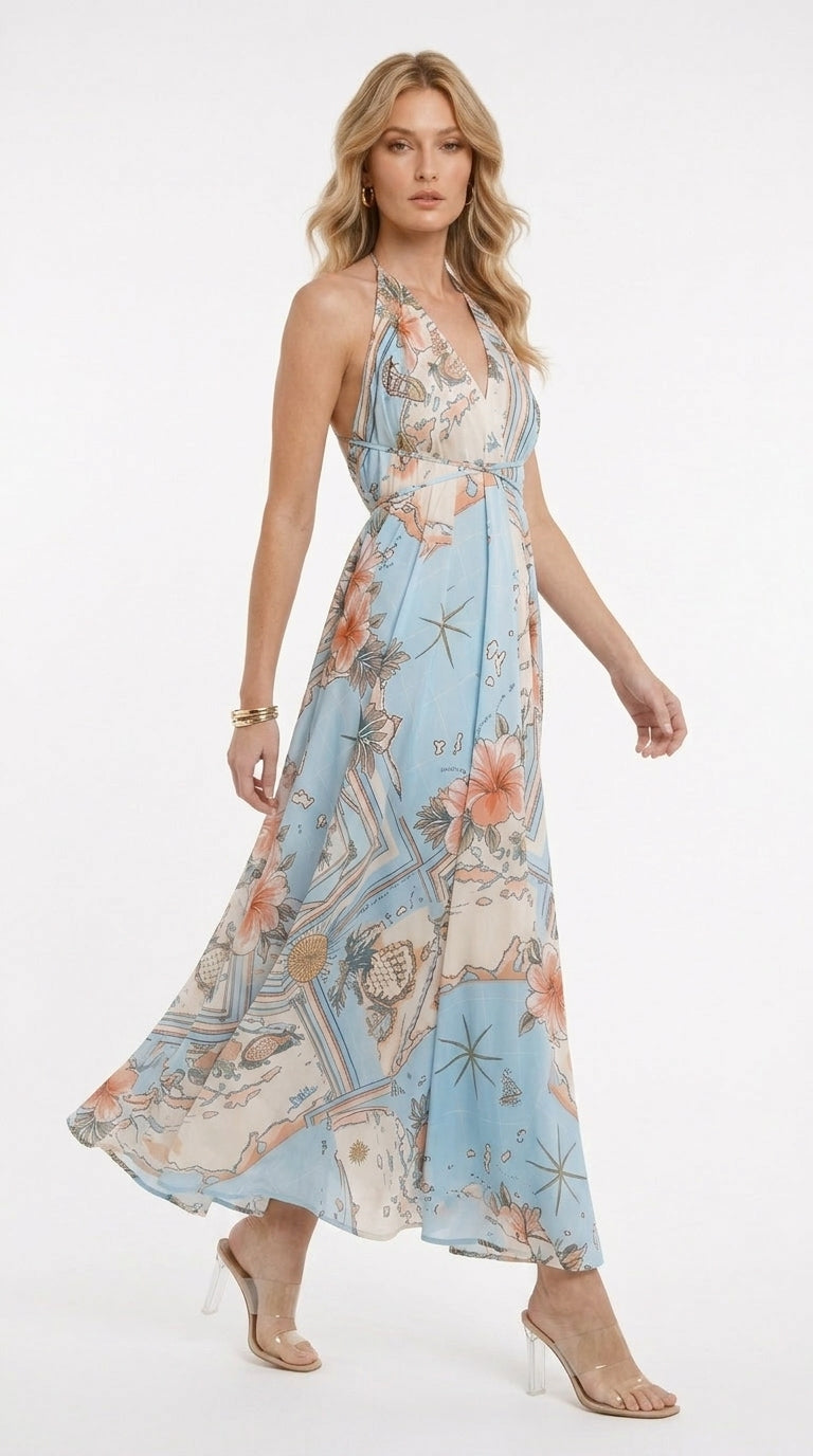 Les Îles Caraïbes Infinity Dress