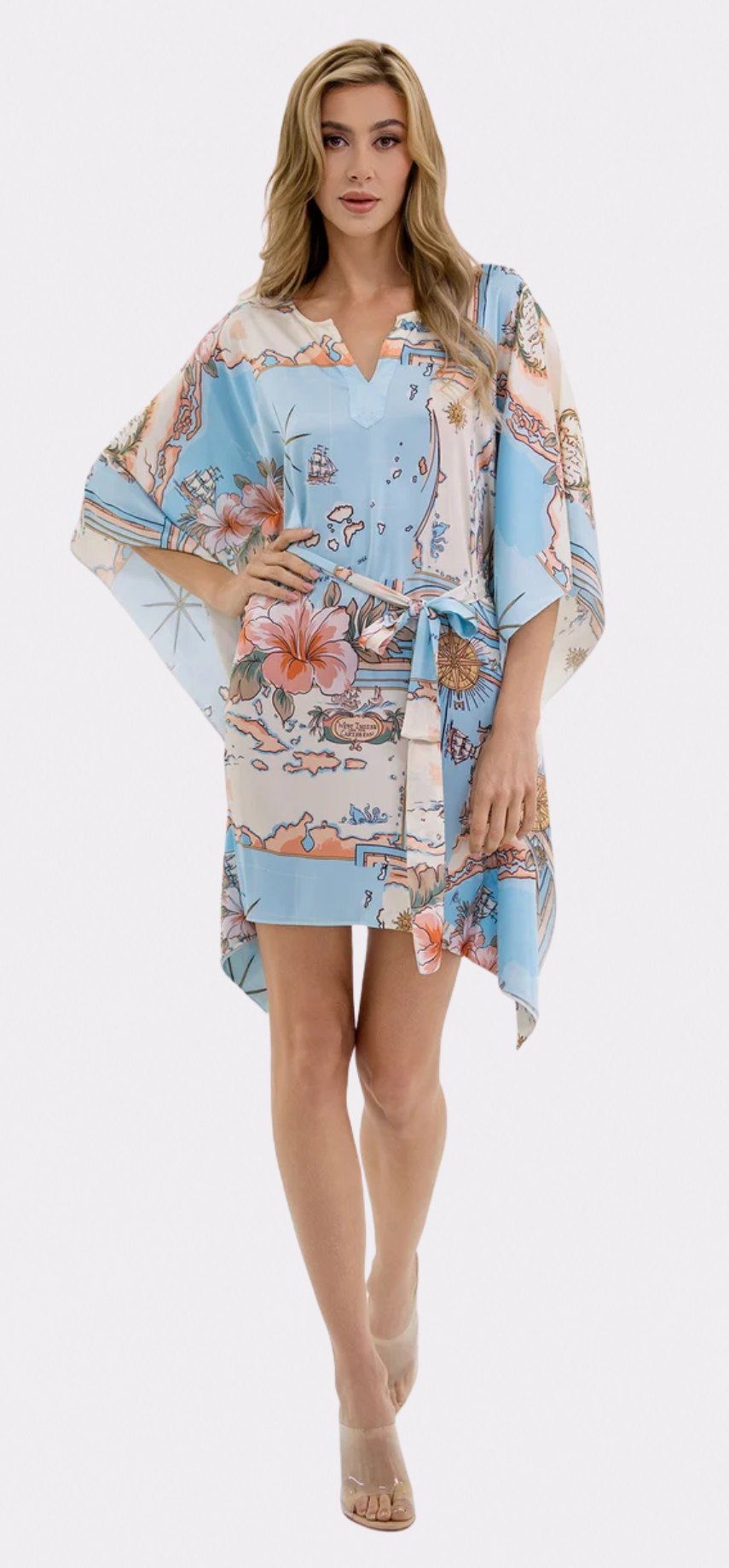 Les Îles Caraïbes Short Caftan