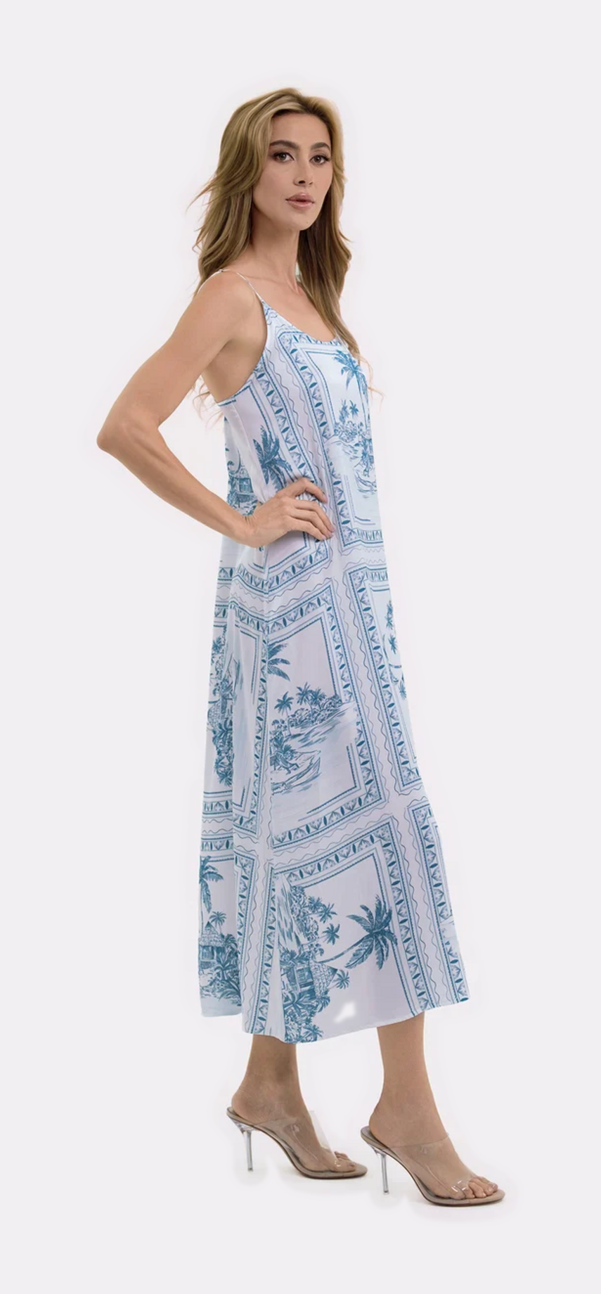 Bungalow Blue Long Chemise