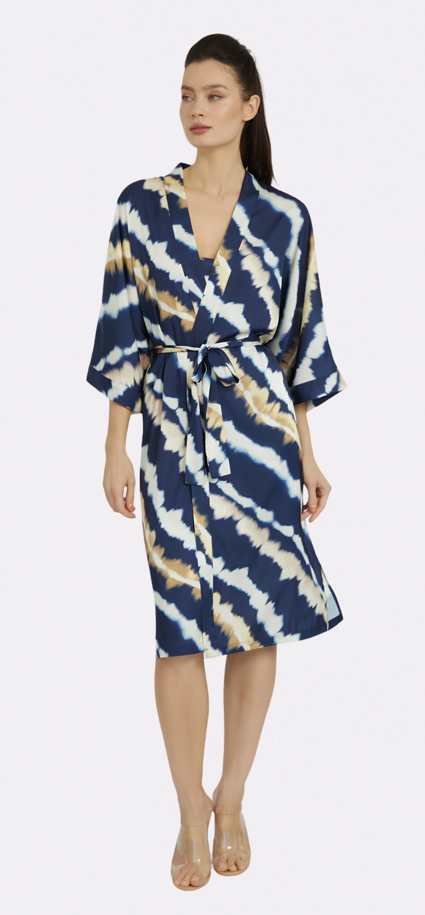 Mai Tai Moon Silky Kimono