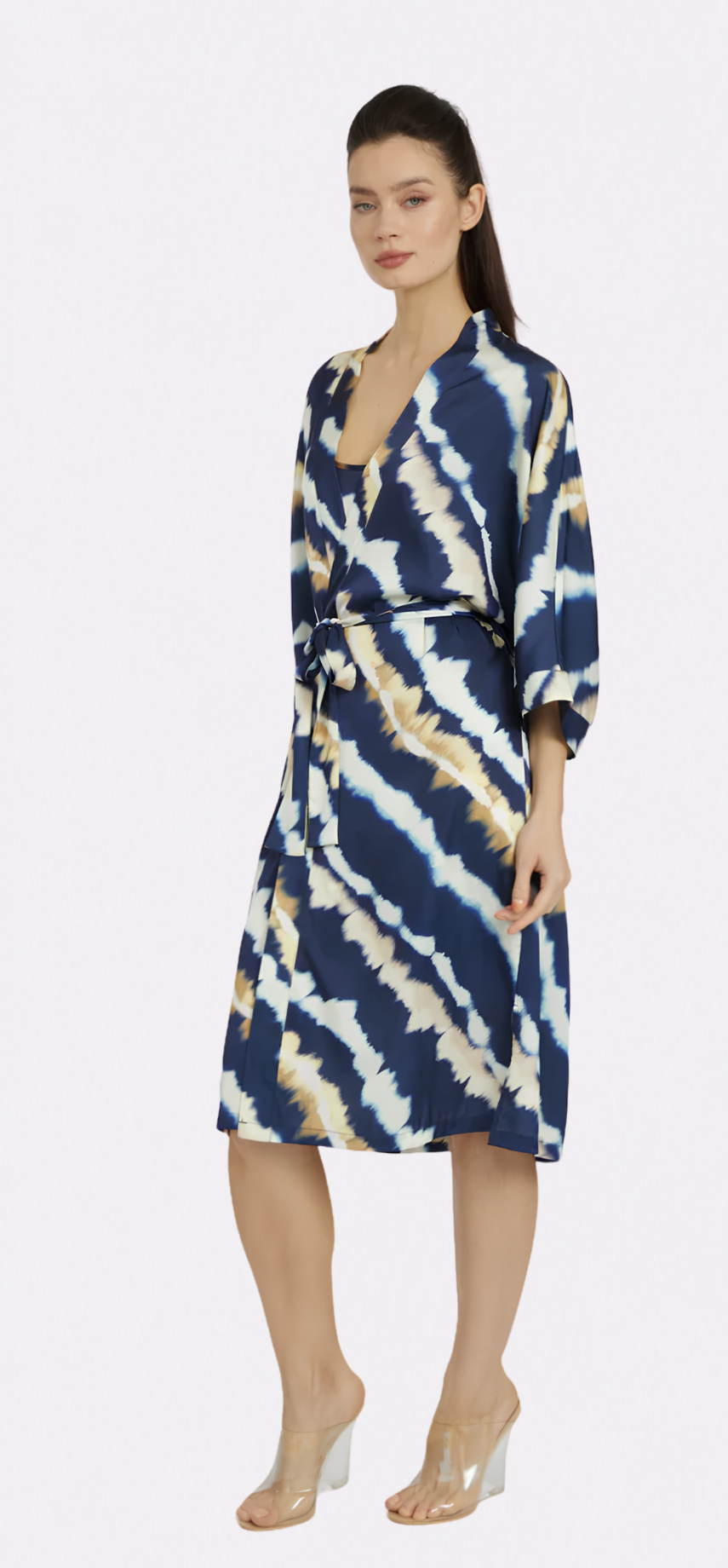 Mai Tai Moon Silky Kimono