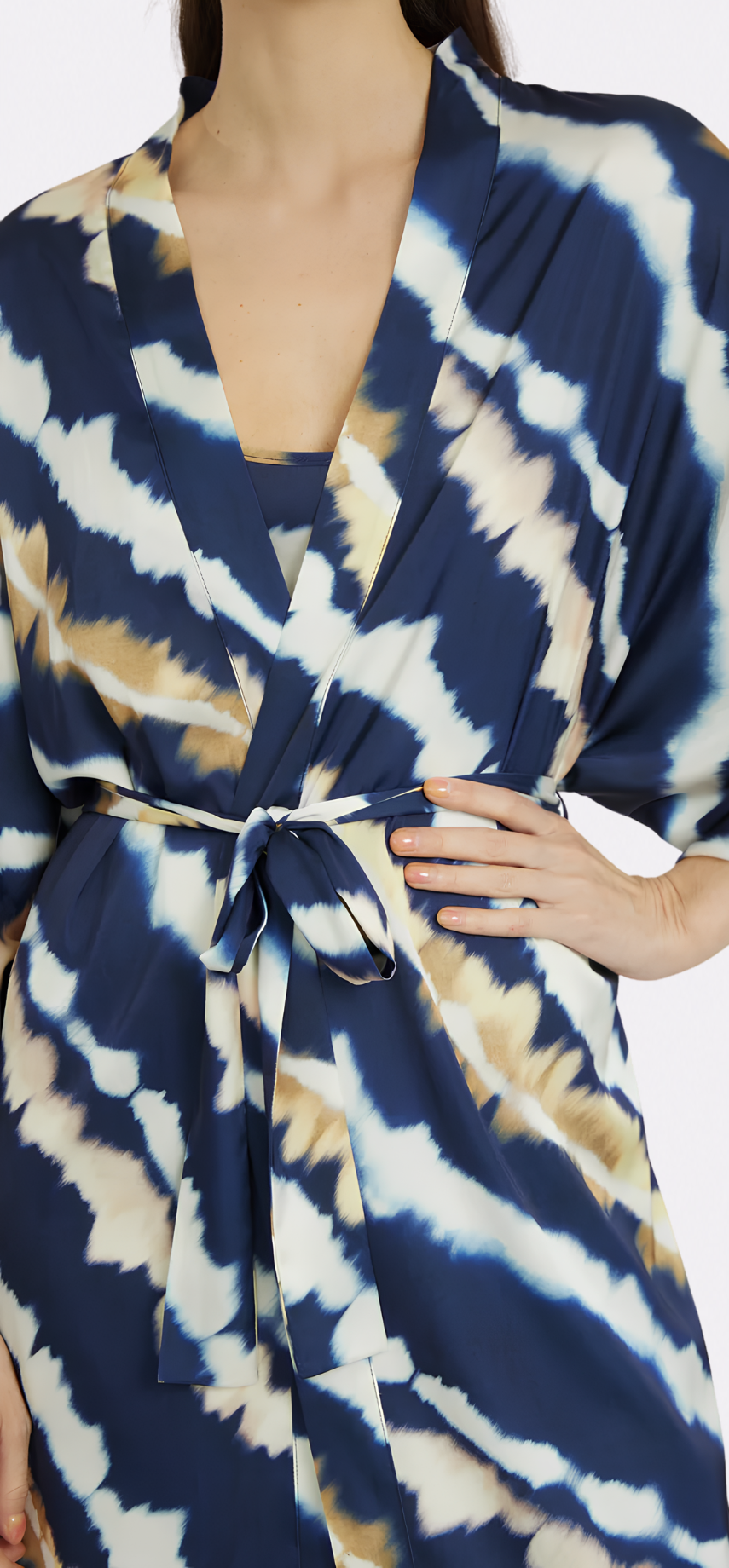Mai Tai Moon Silky Kimono