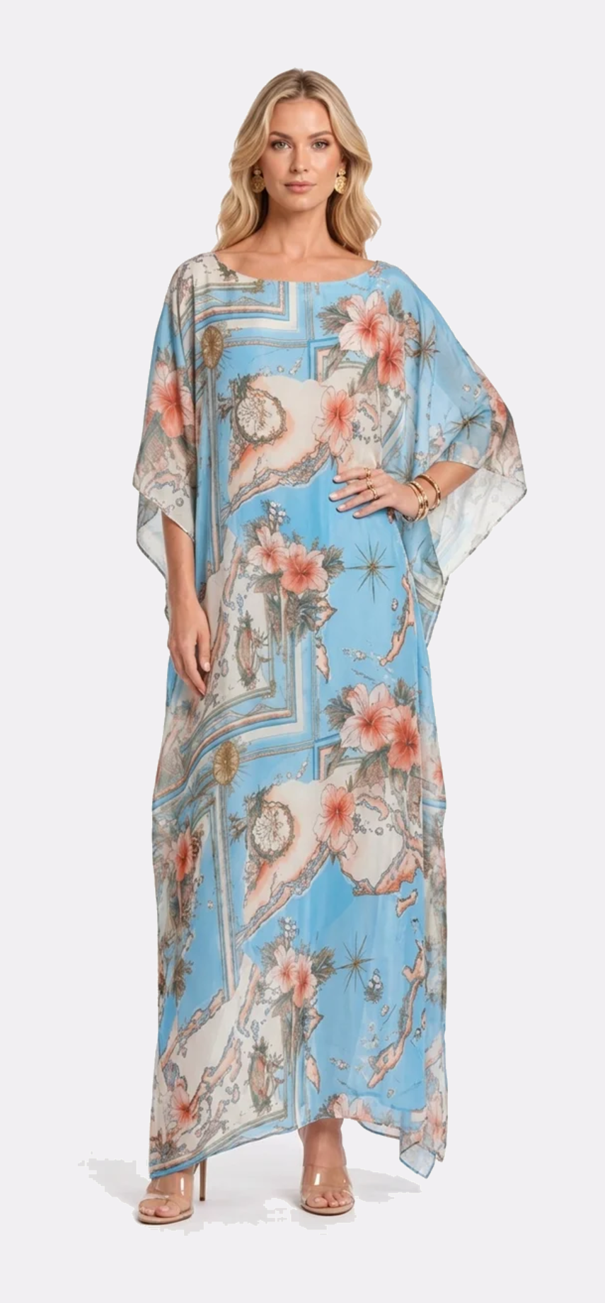 Les Îles Caraïbes Three-in-One Maxi Dress