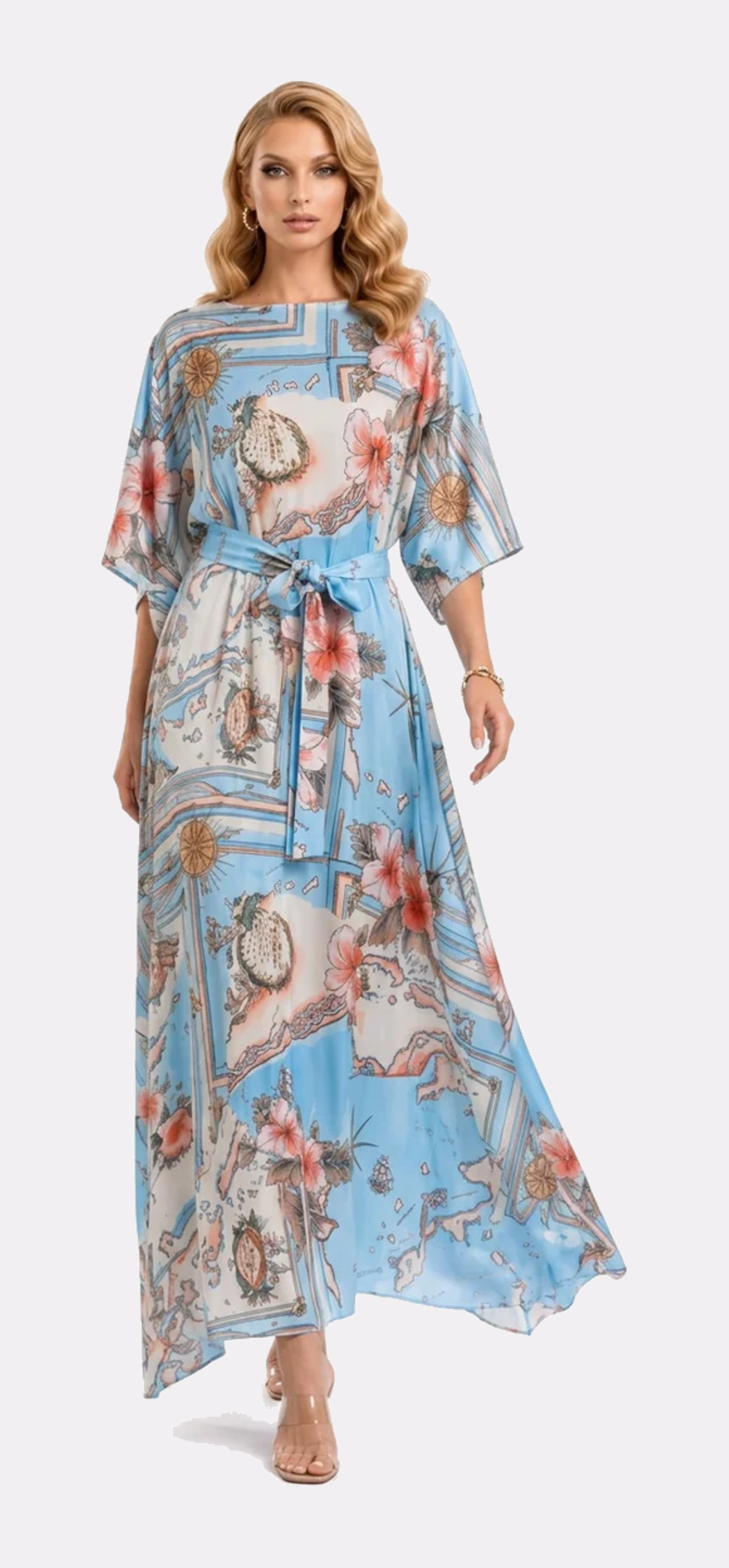 Les Îles Caraïbes Three-in-One Maxi Dress