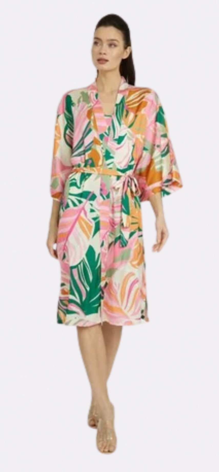 Miami Vibes Silky Kimono