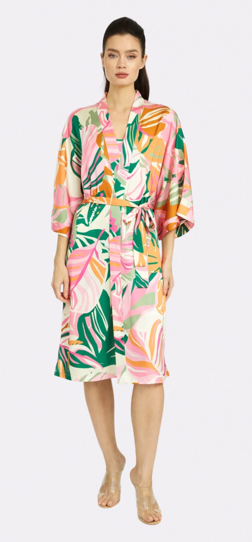 Miami Vibes Silky Kimono