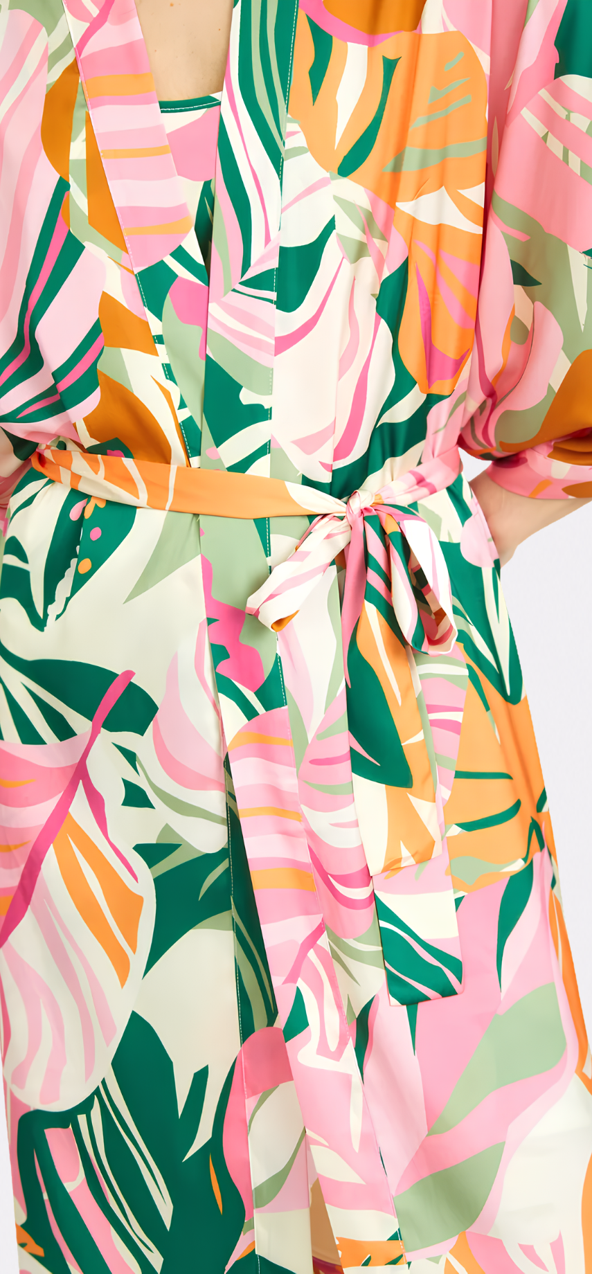 Miami Vibes Silky Kimono