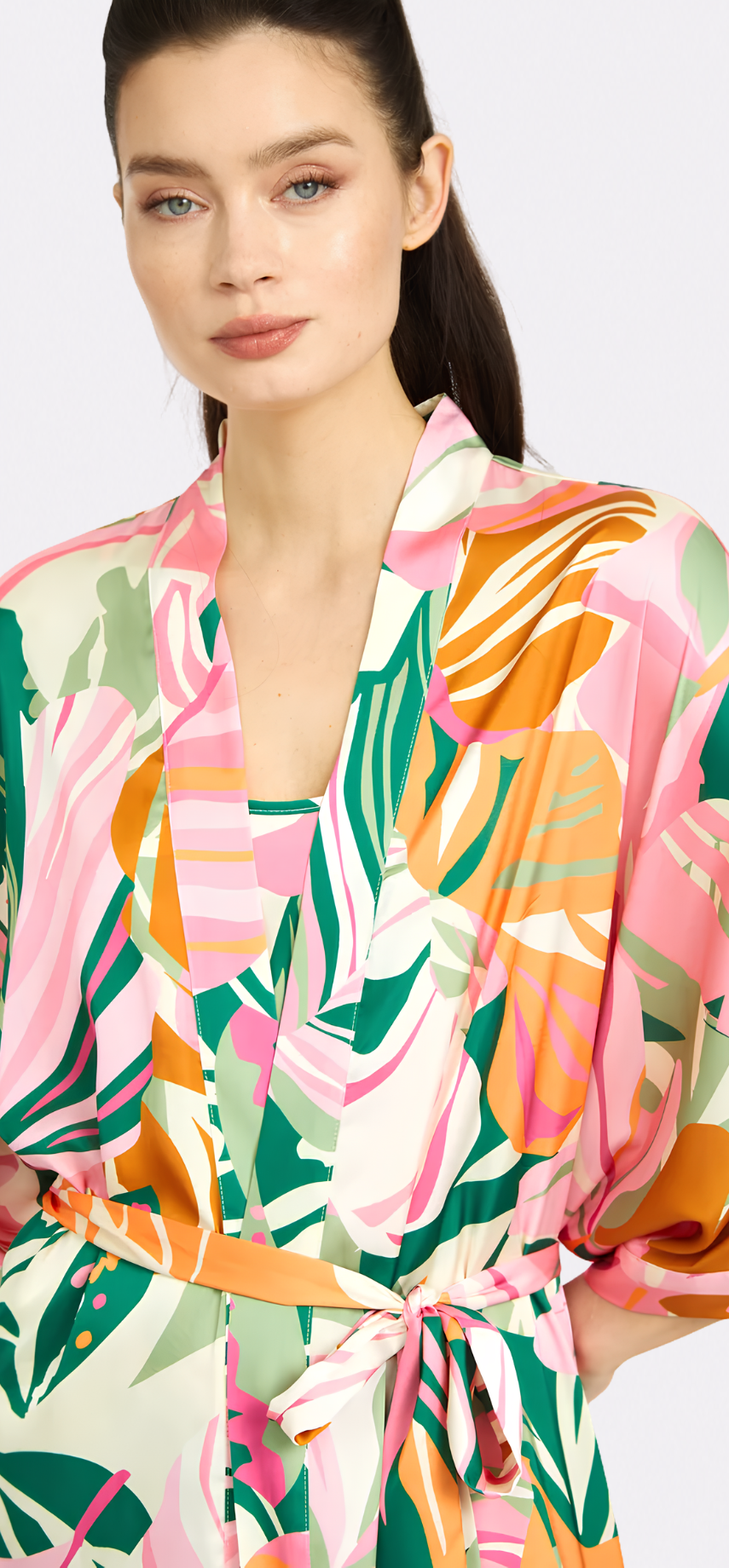 Miami Vibes Silky Kimono