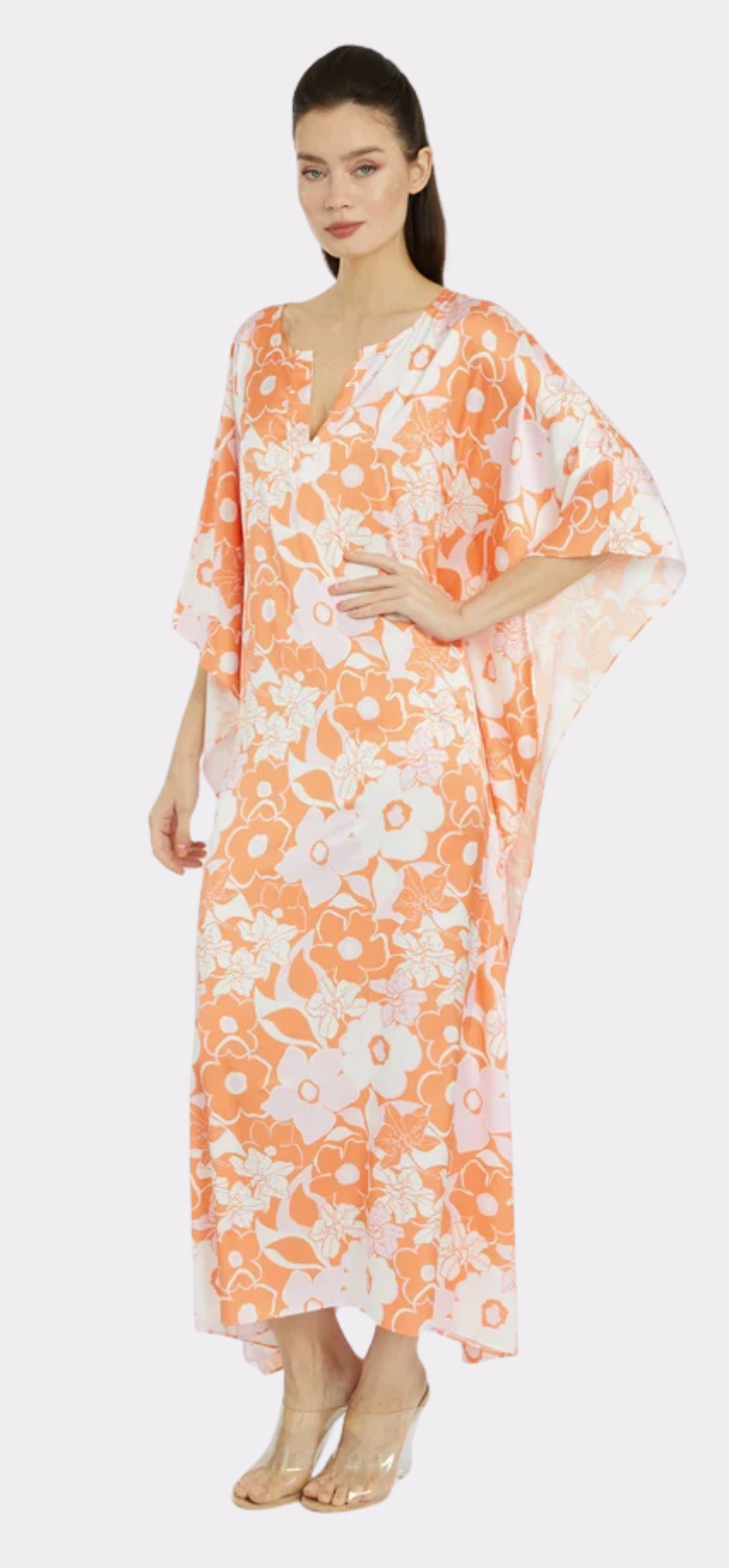 Orange Crush Long Caftan