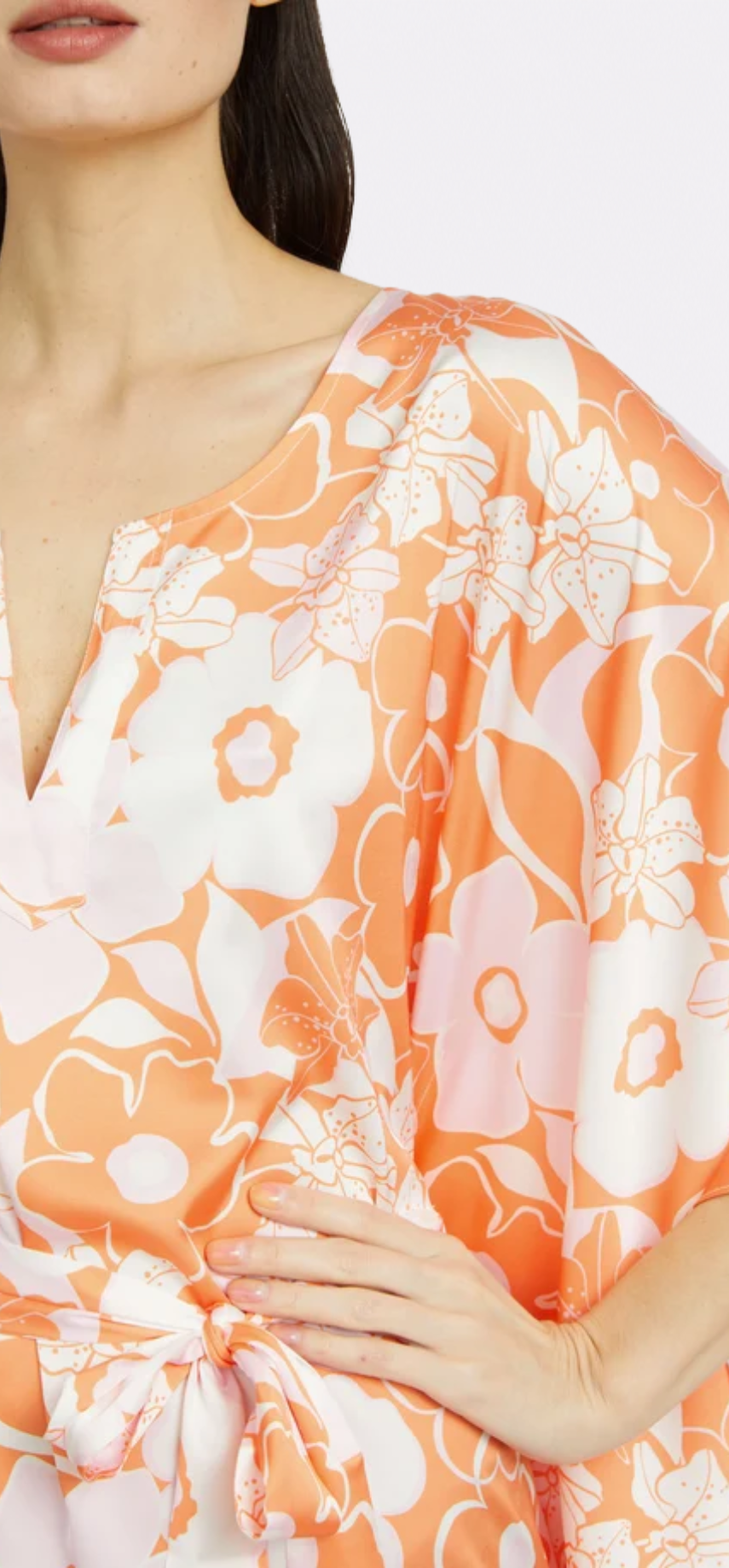 Orange Crush Short Caftan