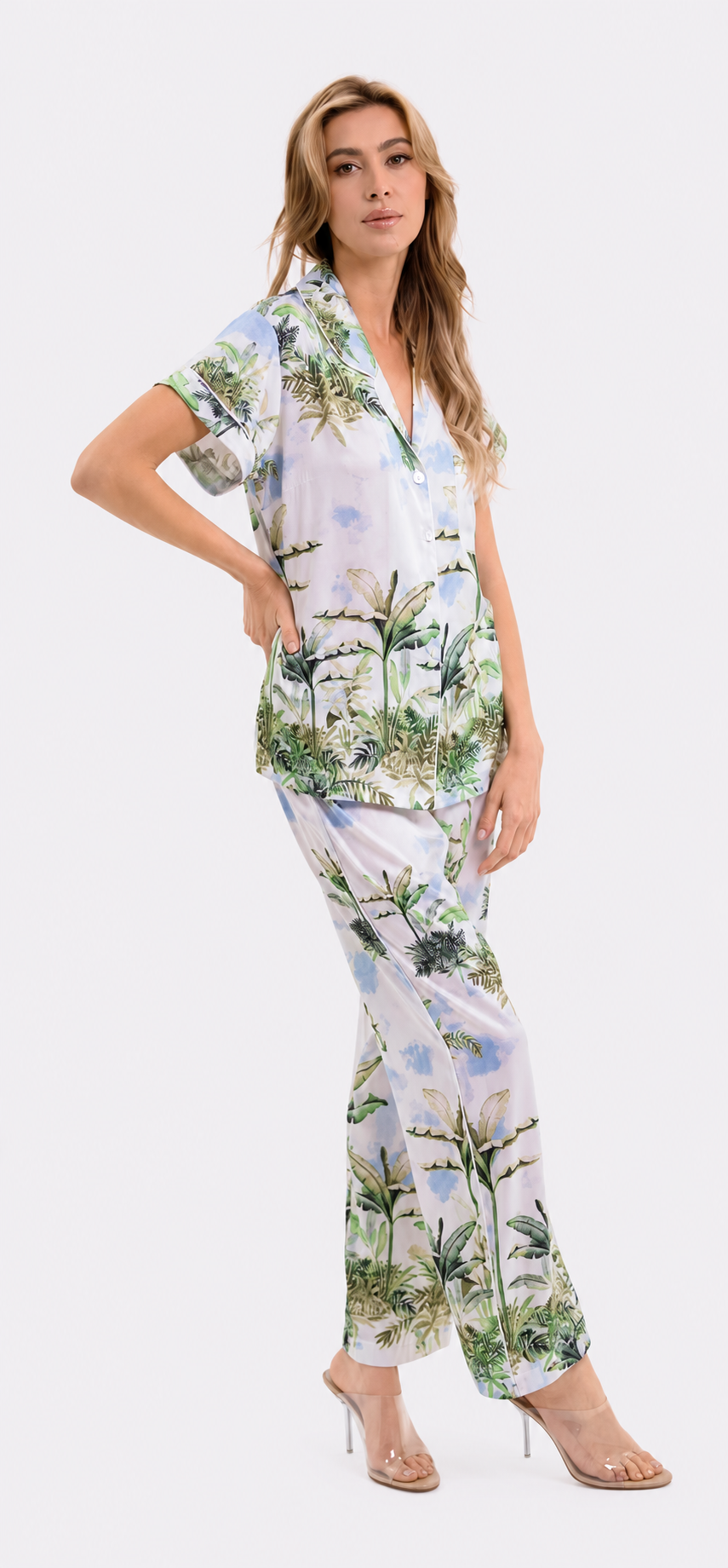 Palermo Short Sleeve with Long Pant Set
