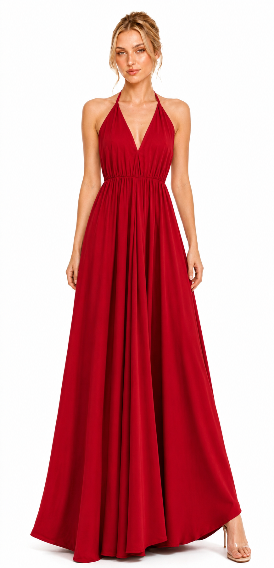 Crimson Red Infinity Dress | Wrap Up by VP