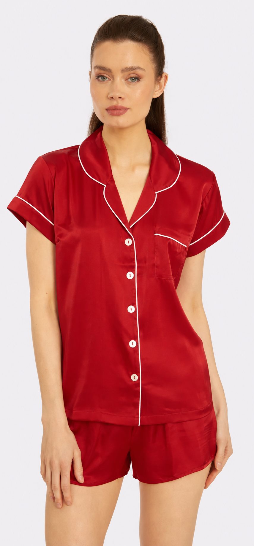 Red Short PJ Set