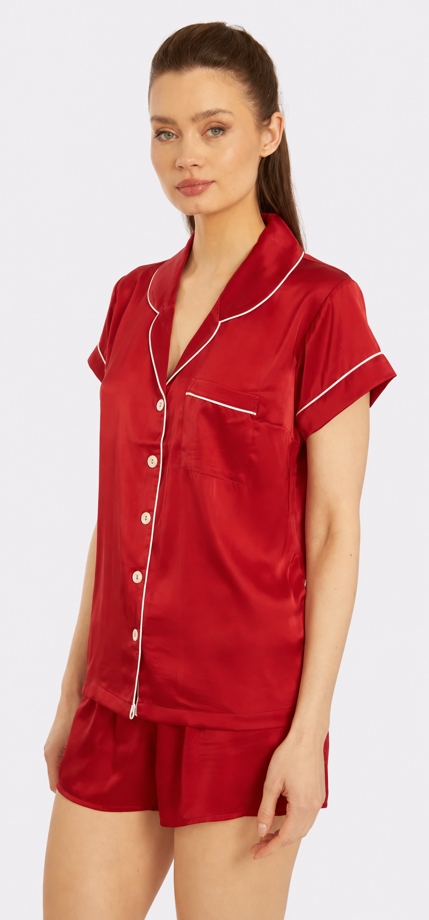 Red Short PJ Set
