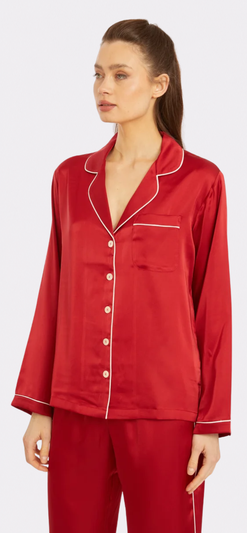 Red Long PJ Set