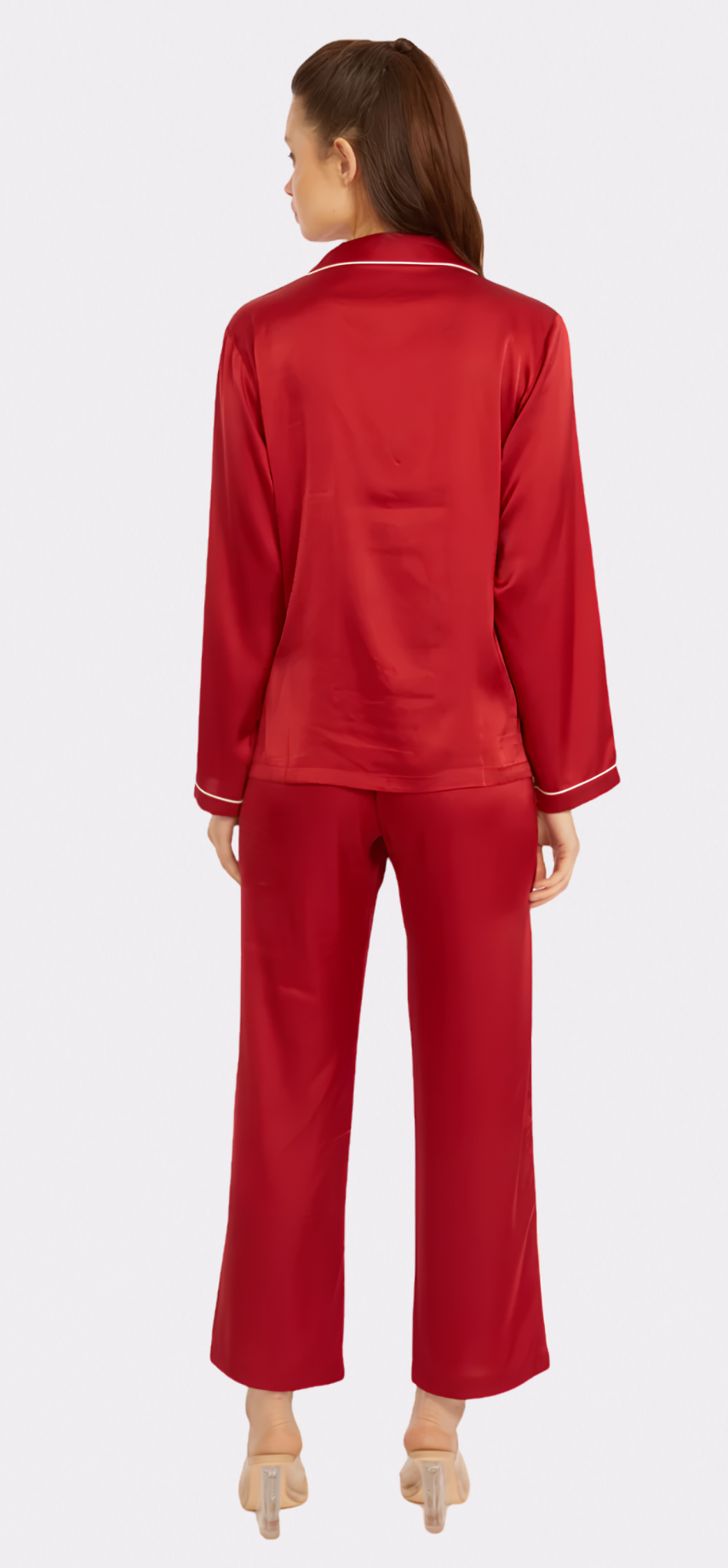 Red Long PJ Set