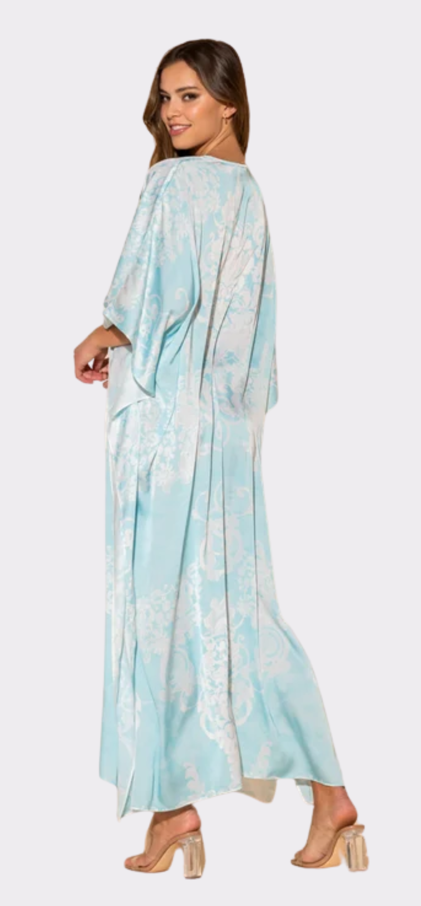 Romantique Blue Long Caftan