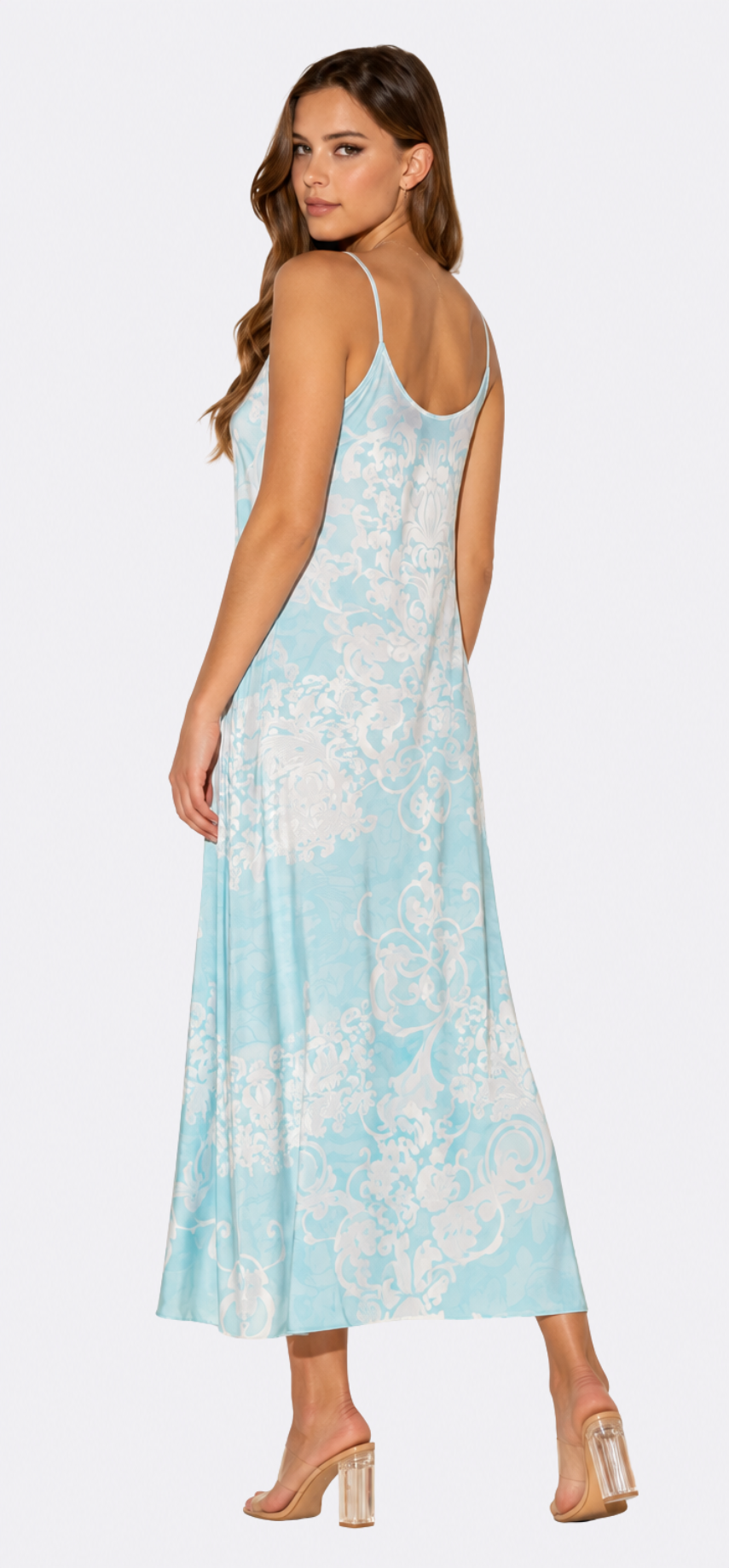 Romantique Blue Long Chemise