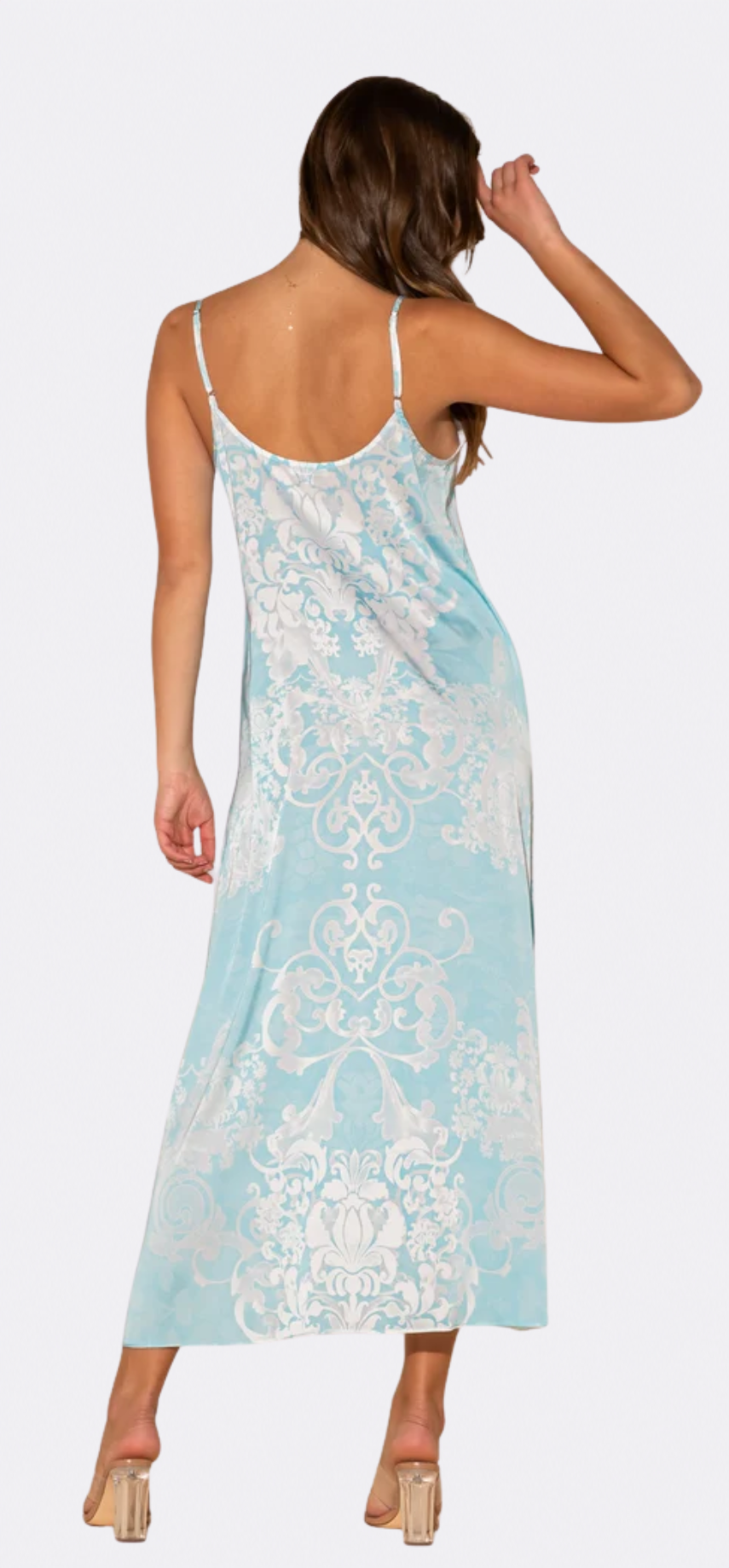 Romantique Blue Long Chemise